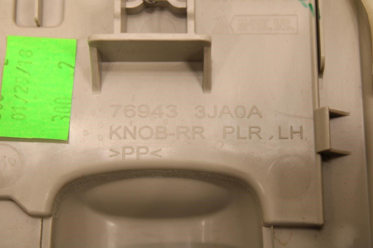 14-20 Infiniti QX60 Rear Left Quarter C-Pillar Upper Trim Cover 76943-3JA0A OEM - Alshned Auto Parts