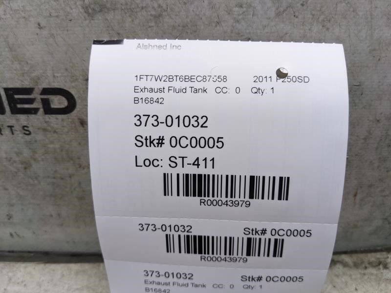 2011-2016 Ford F250SD Exhaust Fluid Tank BC3Z-5L227-H OEM - Alshned Auto Parts