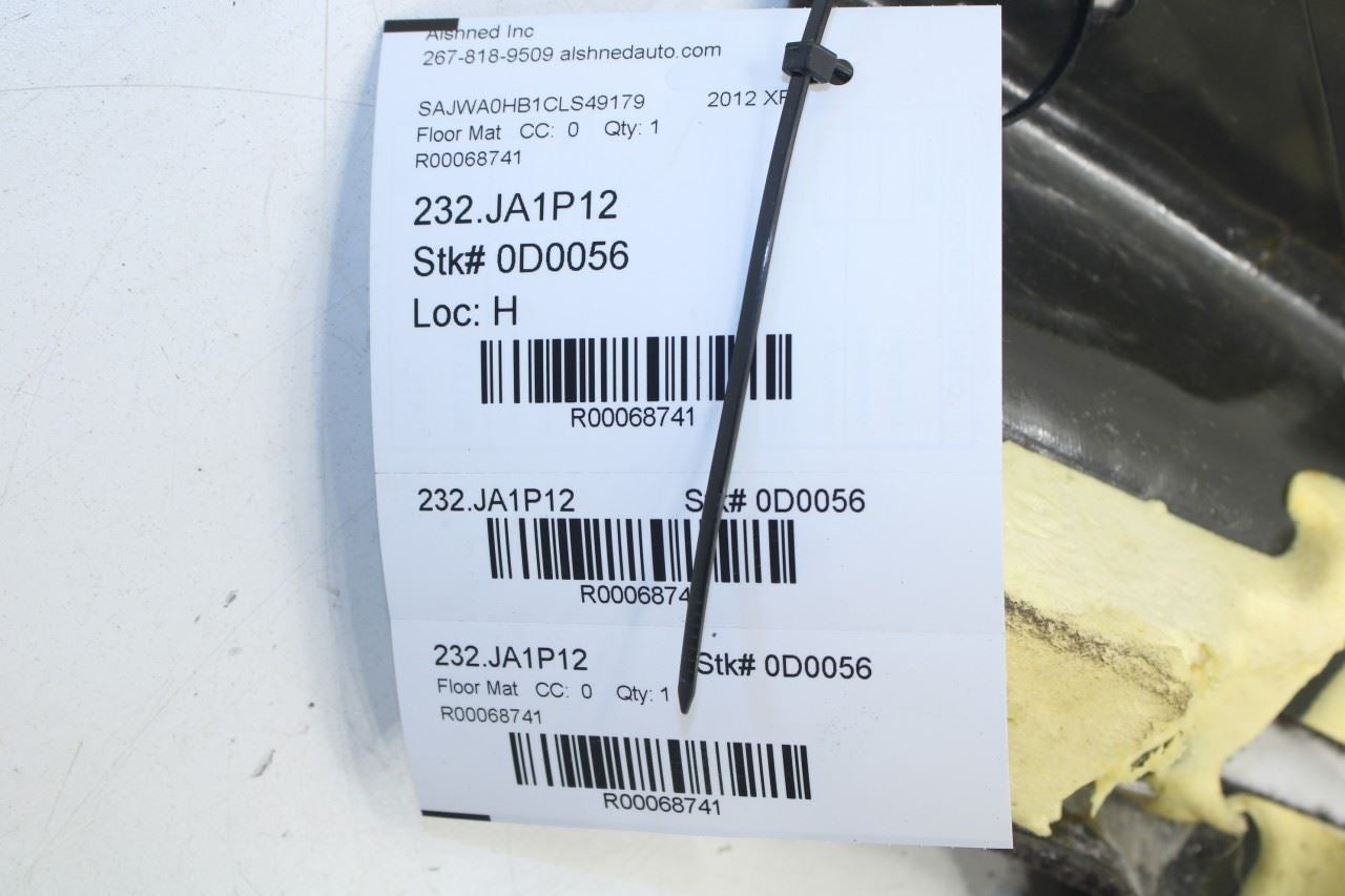 10-15 Jaguar XF Portfolio 5.0L Front Passenger Right Side Floor Carpet Liner Mat - Alshned Auto Parts