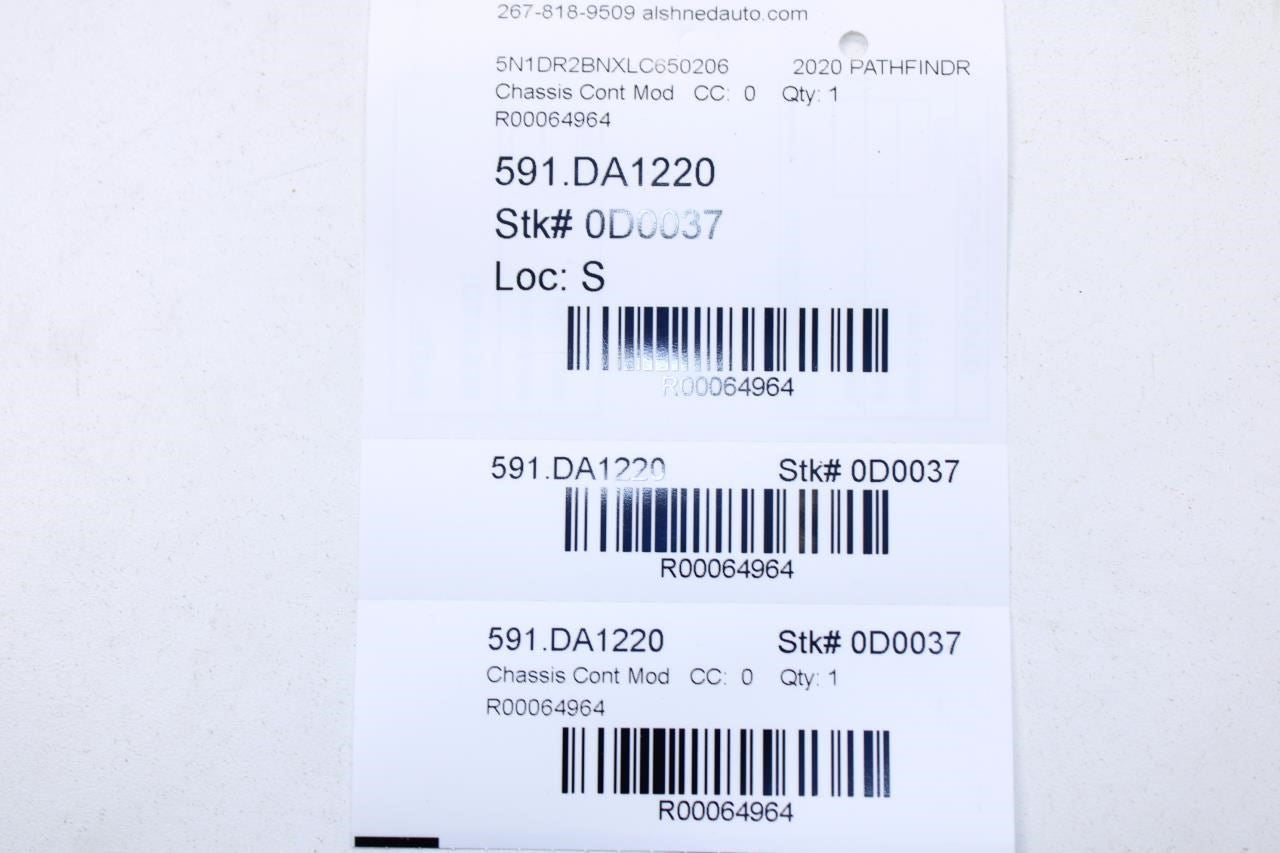 2017-2020 Nissan Pathfinder SV FR RH Occupant Detection Sensor Control Module - Alshned Auto Parts