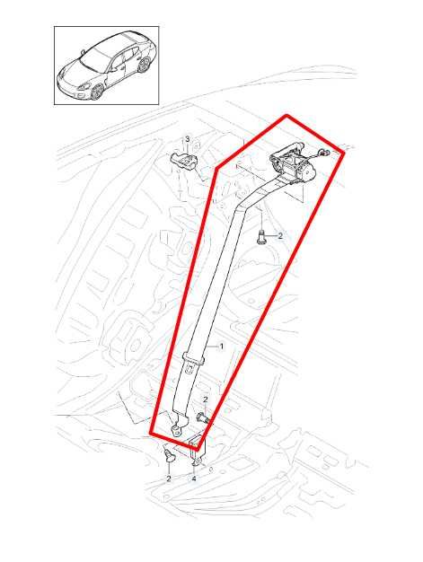 10-16 Porsche Panamera 4 AWD Rear Left or Right Side 2nd Row Seat Belt Retractor - Alshned Auto Parts