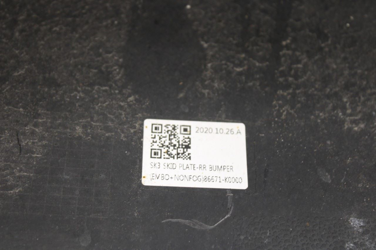 2020-2022 Kia Soul LX Rear Bumper Cover 86611-K0000 OEM - Alshned Auto Parts