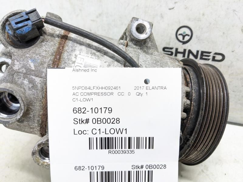 2017-2020 Hyundai Elantra SE 2.0L AC Air Conditioner Compressor 97701-F2100 OEM8