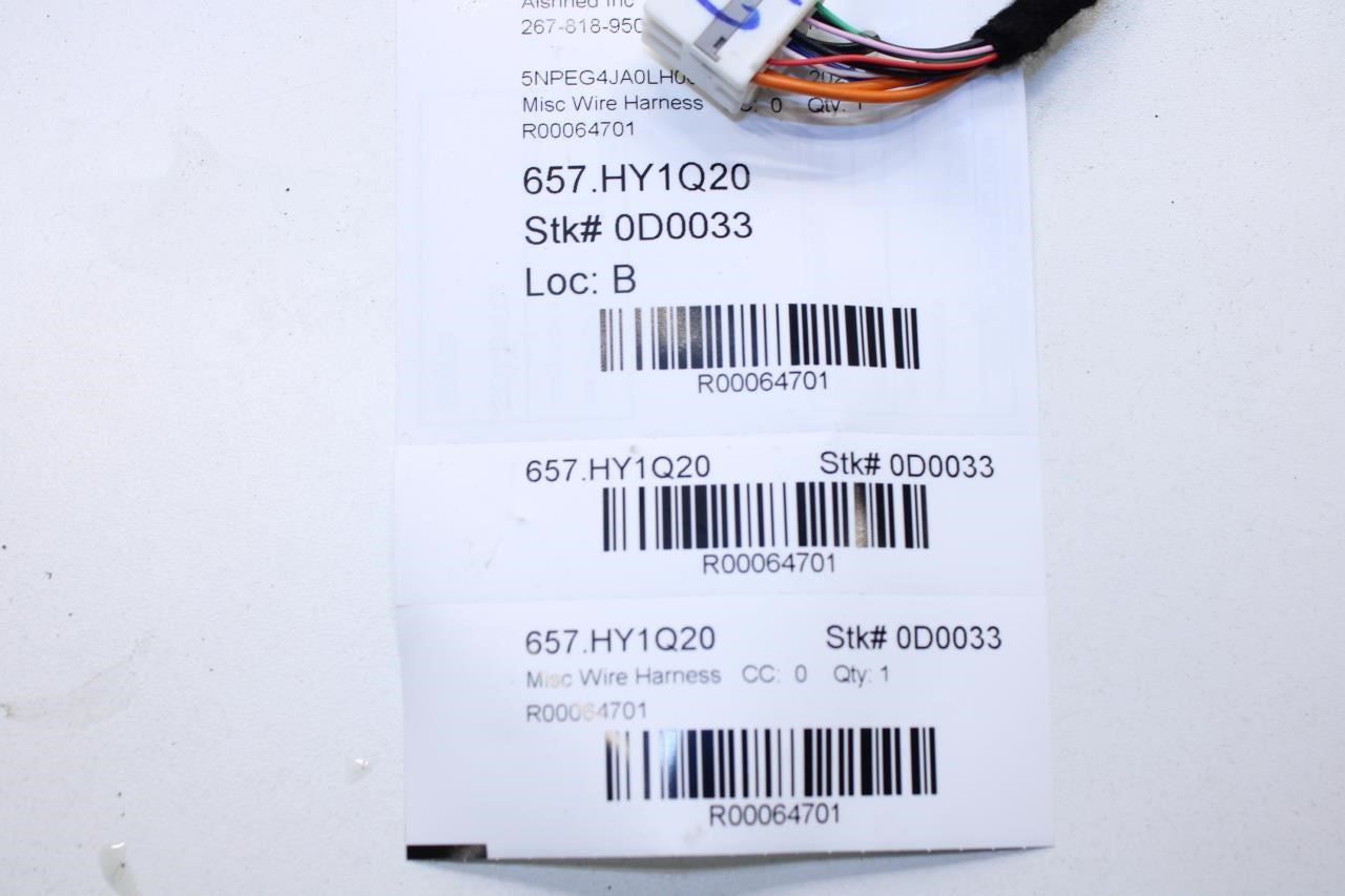 2020-2022 Hyundai Sonata SE Rear Right Door Wire Harness 91630-L0010 OEM - Alshned Auto Parts