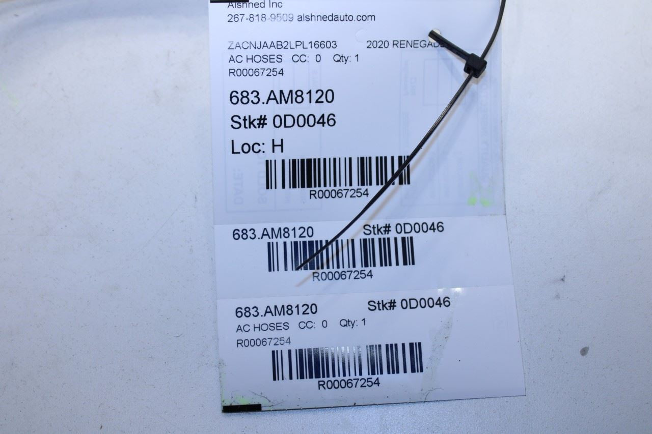 2019-21 Jeep Renegade Sport 2.4L FWD AC Conditioning Liquid Line Hose Tube Pipe - Alshned Auto Parts