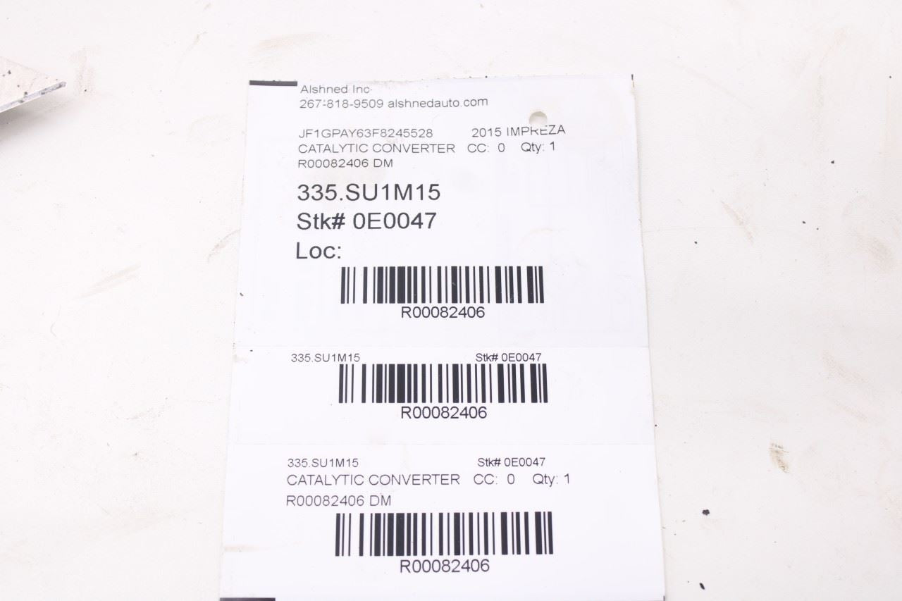 14-16 Subaru Impreza Sport Premium 2.0L Front Exhaust Pipe 44620AE050 OEM *ReaD*14