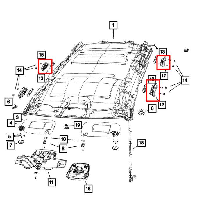 14-17 Jeep Grand Cherokee Roof Headliner RH and LH Grab Handle Set 1RV73DX9AB - Alshned Auto Parts