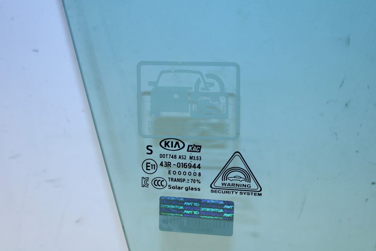 2020-2025 KIA Soul LX Front Right Passenger Side Door Window Glass 82420-K0420 - Alshned Auto Parts
