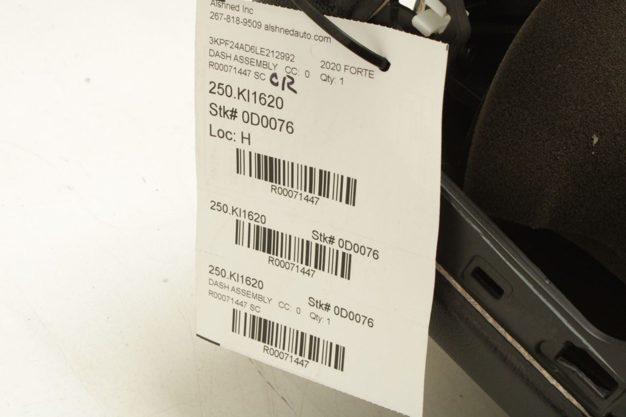 2020-2024 Kia Forte LXS Dash Instrument Panel 84710-M7001WK OEM *ReaD* - Alshned Auto Parts