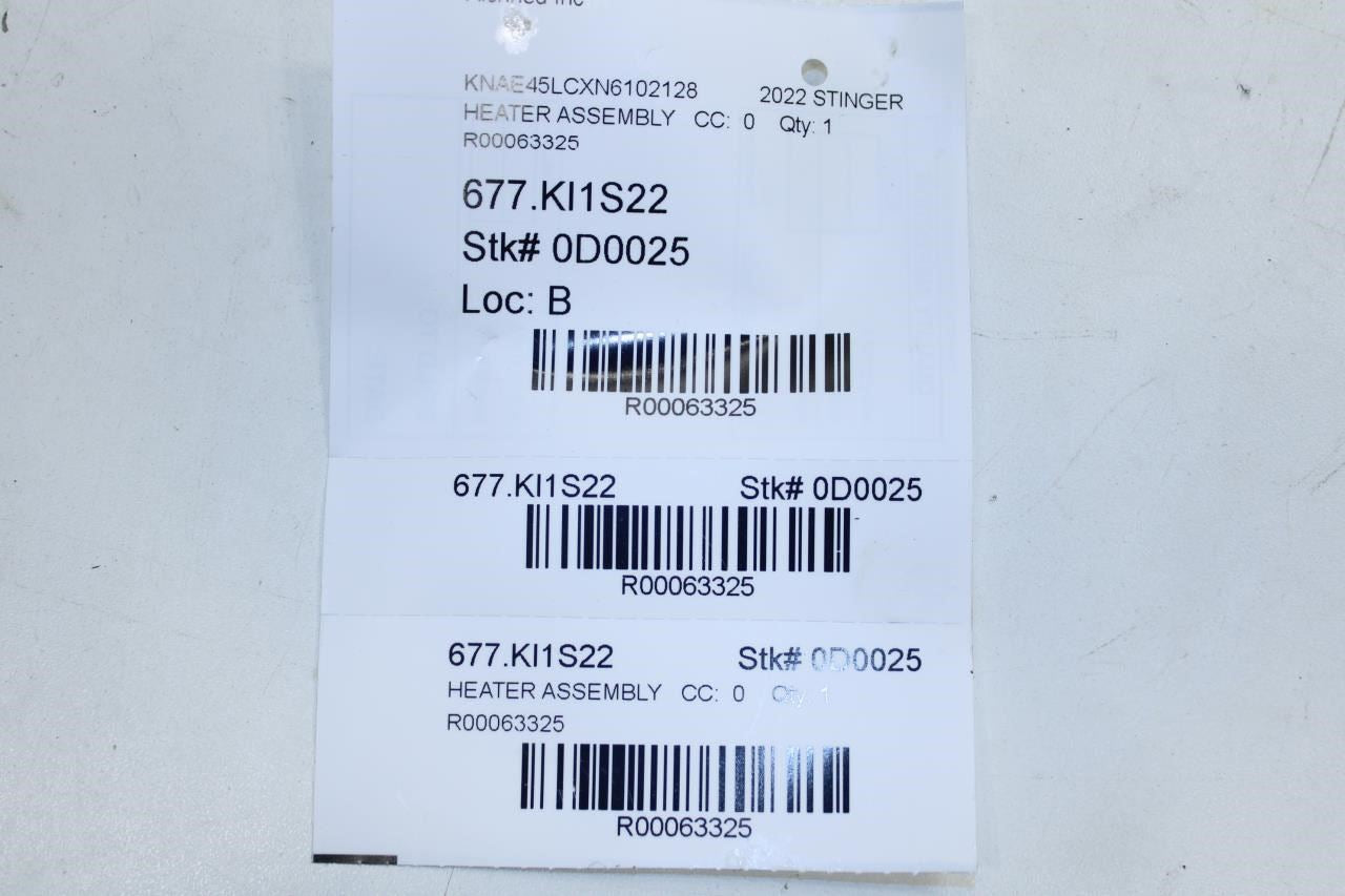 18-23 Kia Stinger GT1 HVAC Heater Blend Door Actuator Motor Set 5 EA1F0-GXHAC02 - Alshned Auto Parts