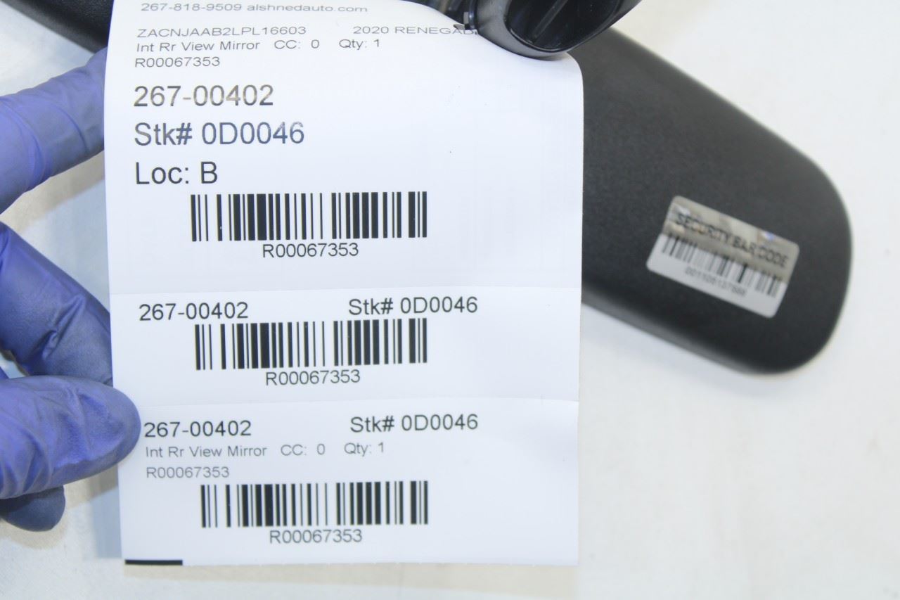 2015-2020 Jeep Renegade Sport Interior Inside Rear View Mirror 6XG28LXHAA OEM - Alshned Auto Parts