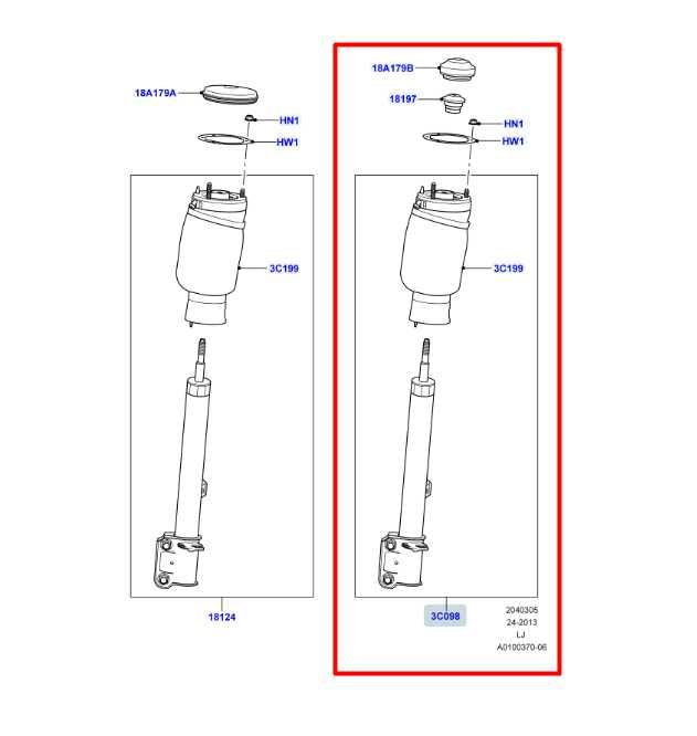 2006-2012 Land Rover Range Rover Front Left Shock Strut Absorber RNB501350 OEM - Alshned Auto Parts