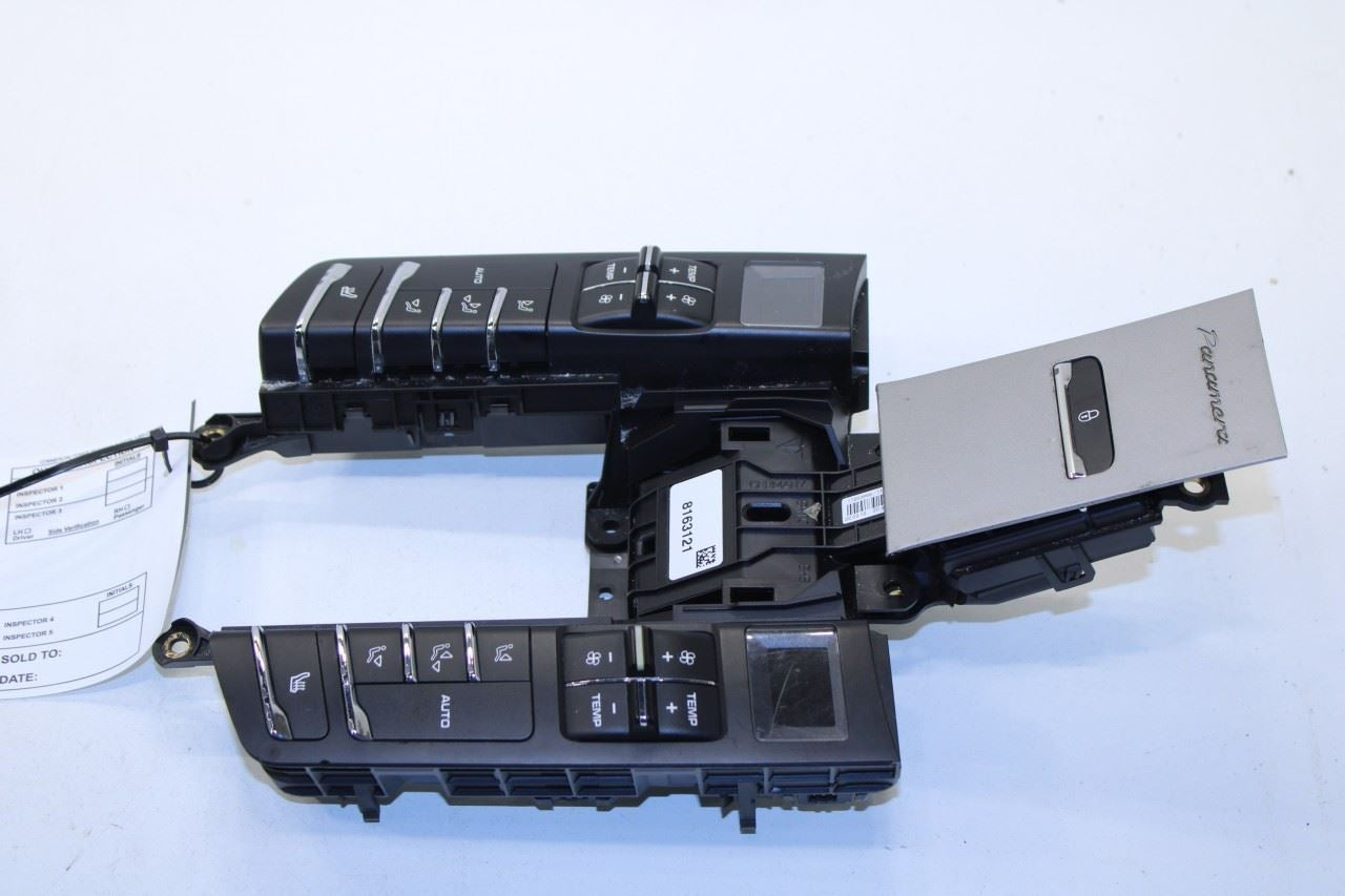 14-16 Porsche Panamera 4 AWD Rear Console 2nd Row AC Heater Temp Climate Control - Alshned Auto Parts