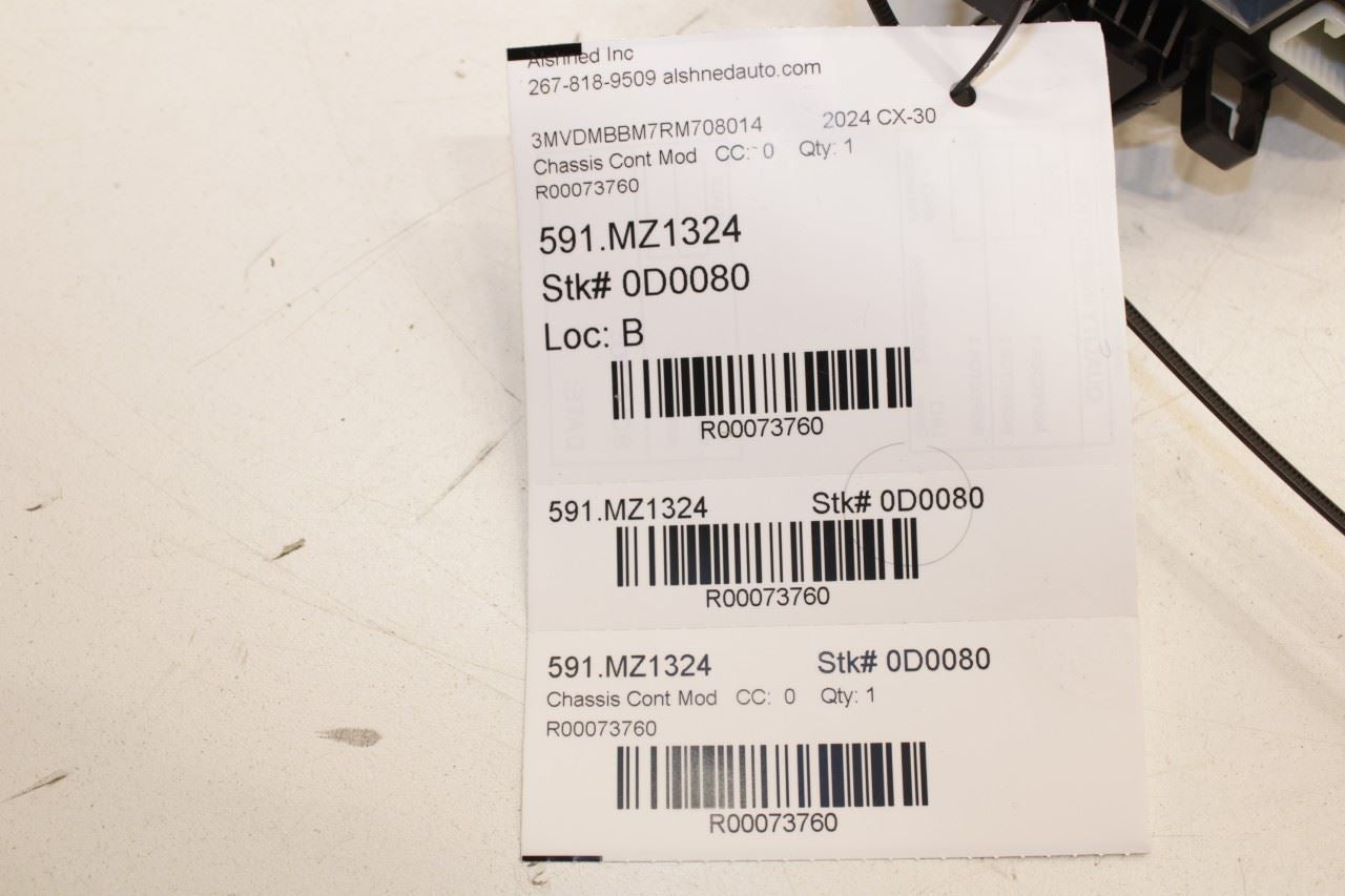 2024-2025 Mazda CX-30 2.5 S Rear Electric Power Supply Control Module VC85-675Z0 - Alshned Auto Parts