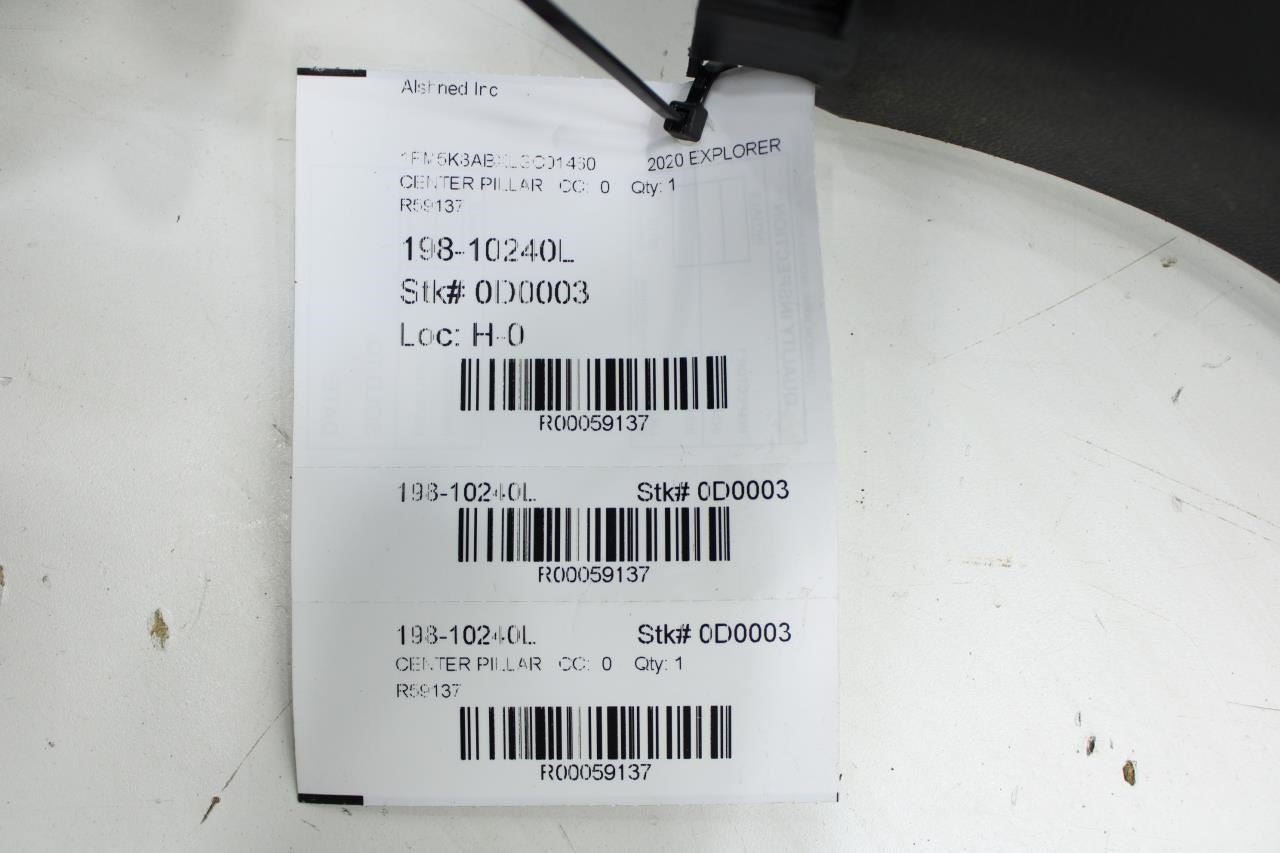 2020-24 Ford Explorer Left Side Lower B-Pillar Cover Trim Panel LB5B-S243A53-PC - Alshned Auto Parts