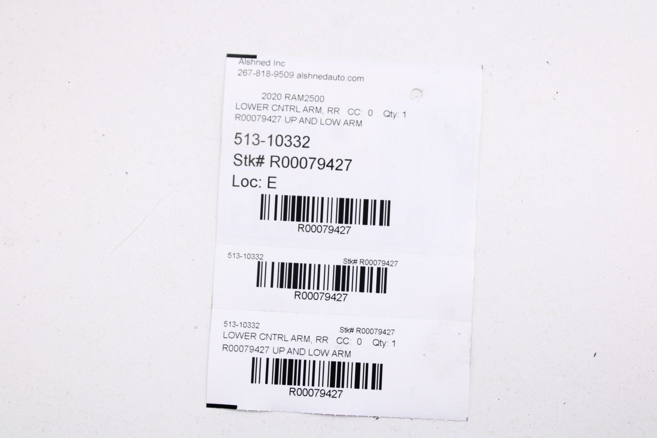 19-25 Ram 2500 Rear RH or LH Side Lower and Upper Control Arm Set 68349312AB OEM - Alshned Auto Parts