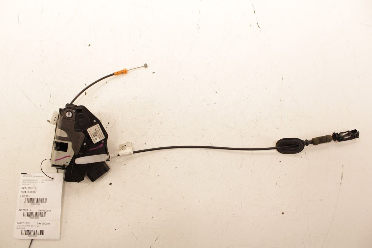 2018-2022 Ford Ecosport SE Rear Left Door Lock Latch Actuator GN15-A264A27-DA - Alshned Auto Parts