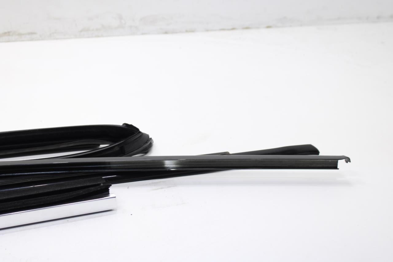 10-15 BMW 750i xDrive Rear RH Door Run Channel Belt Outer Inner Molding Seal Set - Alshned Auto Parts