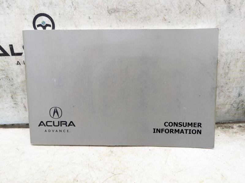 2011 Acura ZDX Owners Manual Set with Case R44343 OEM - Alshned Auto Parts