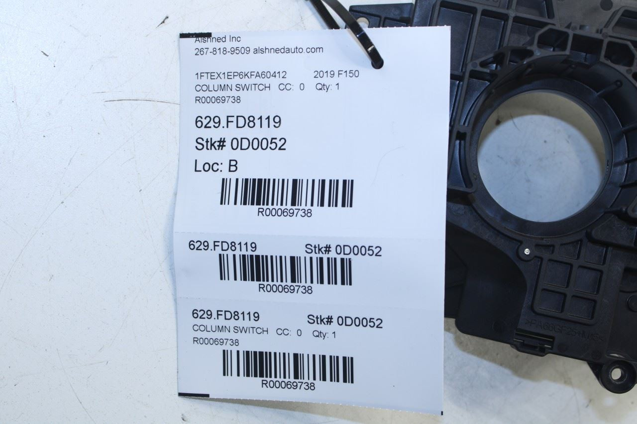 15-20 Ford F150 XL Super Cab 2.7L Steering Column Light Turn Signal Wiper Switch - Alshned Auto Parts