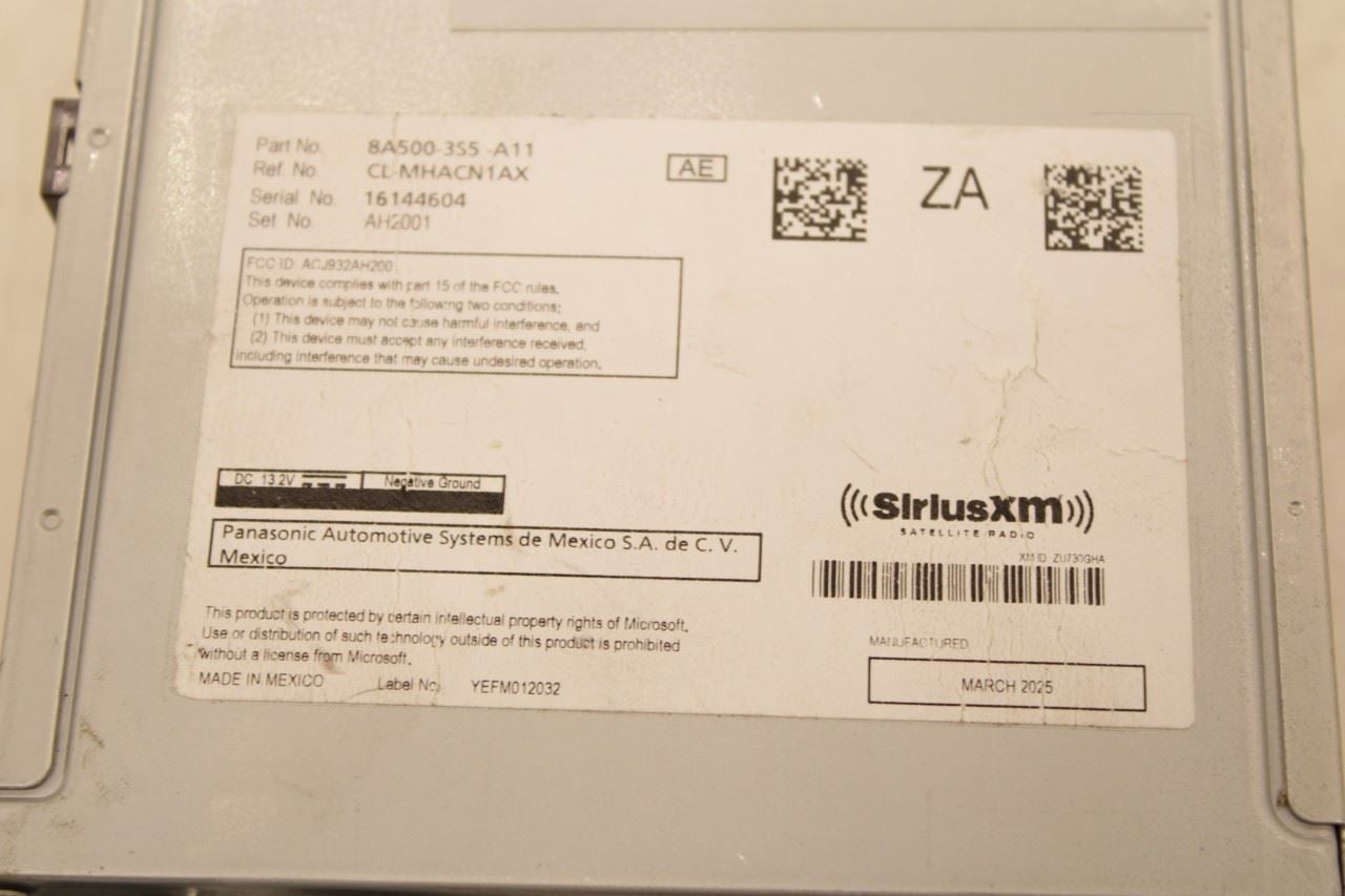2023-2026 Acura Integra A-Spec Panasonic Audio Radio Receiver 8A500-3S5-A11 OEM - Alshned Auto Parts