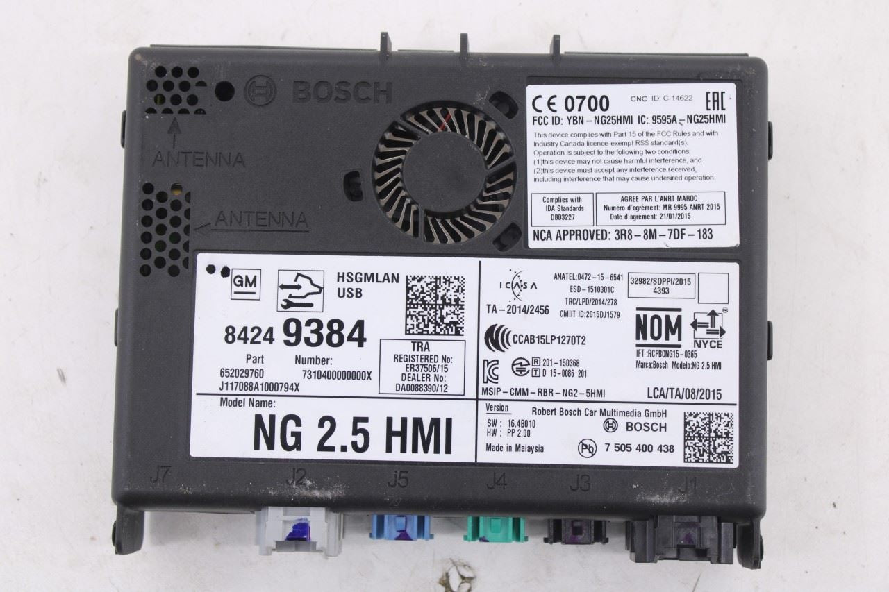 2018 Chevrolet Equinox LT Infotainment Display HM Control Module 84249384 OEM 5