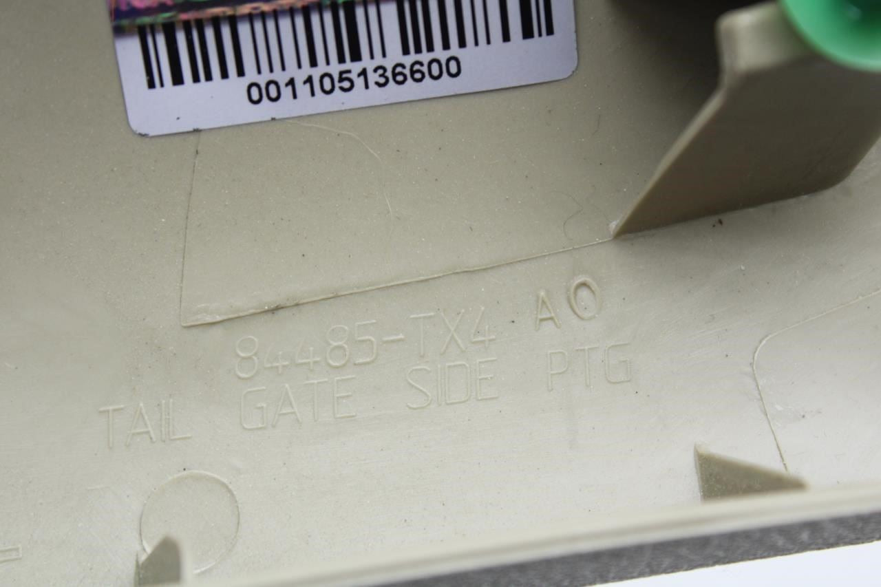 2013-2018 Acura RDX Rear Left Driver Side Liftgate Trim Panel 84485-TX4-A0 OEM - Alshned Auto Parts