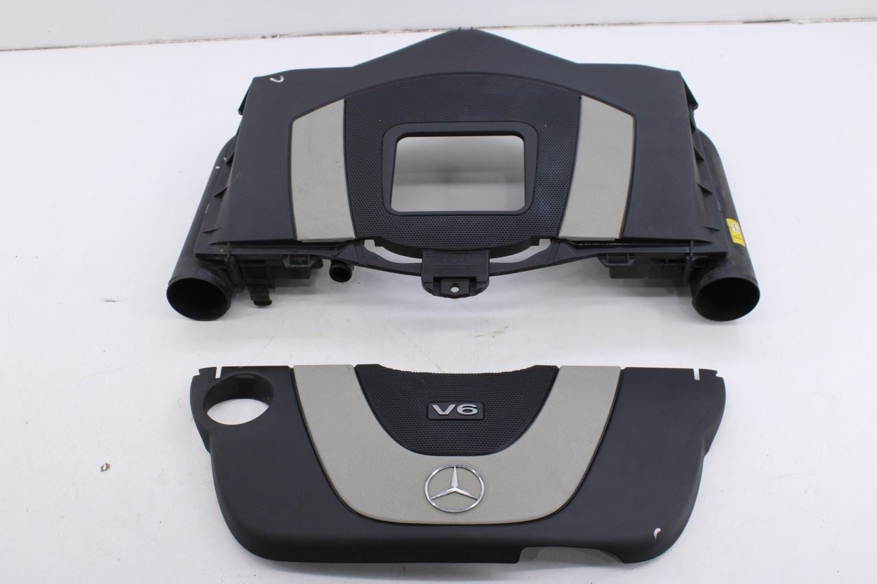 06-11 Mercedes-Benz E350 3.5L AWD Engine Air Intake Appearance Cover Set *ReaD*0