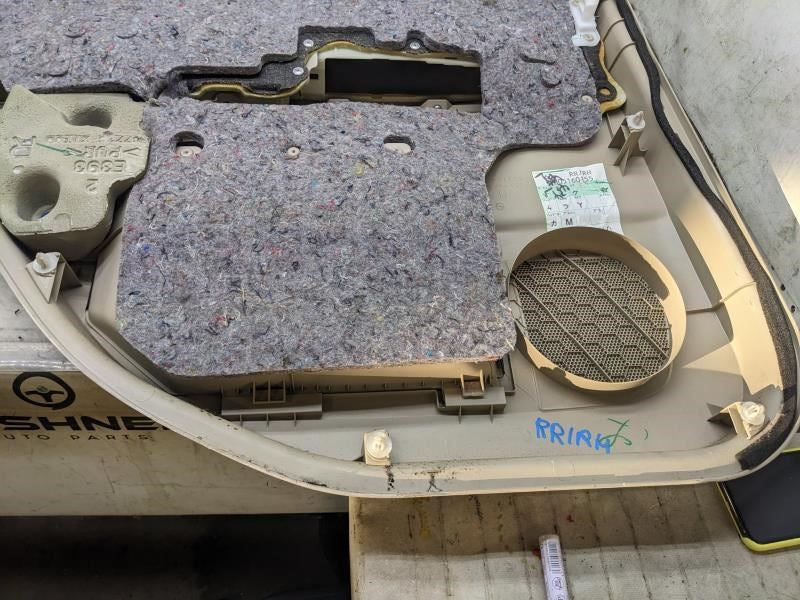 2007-2008 Lexus RX350 Rear Right Door Trim Panel Ivory 67630-48250-A1 OEM - Alshned Auto Parts