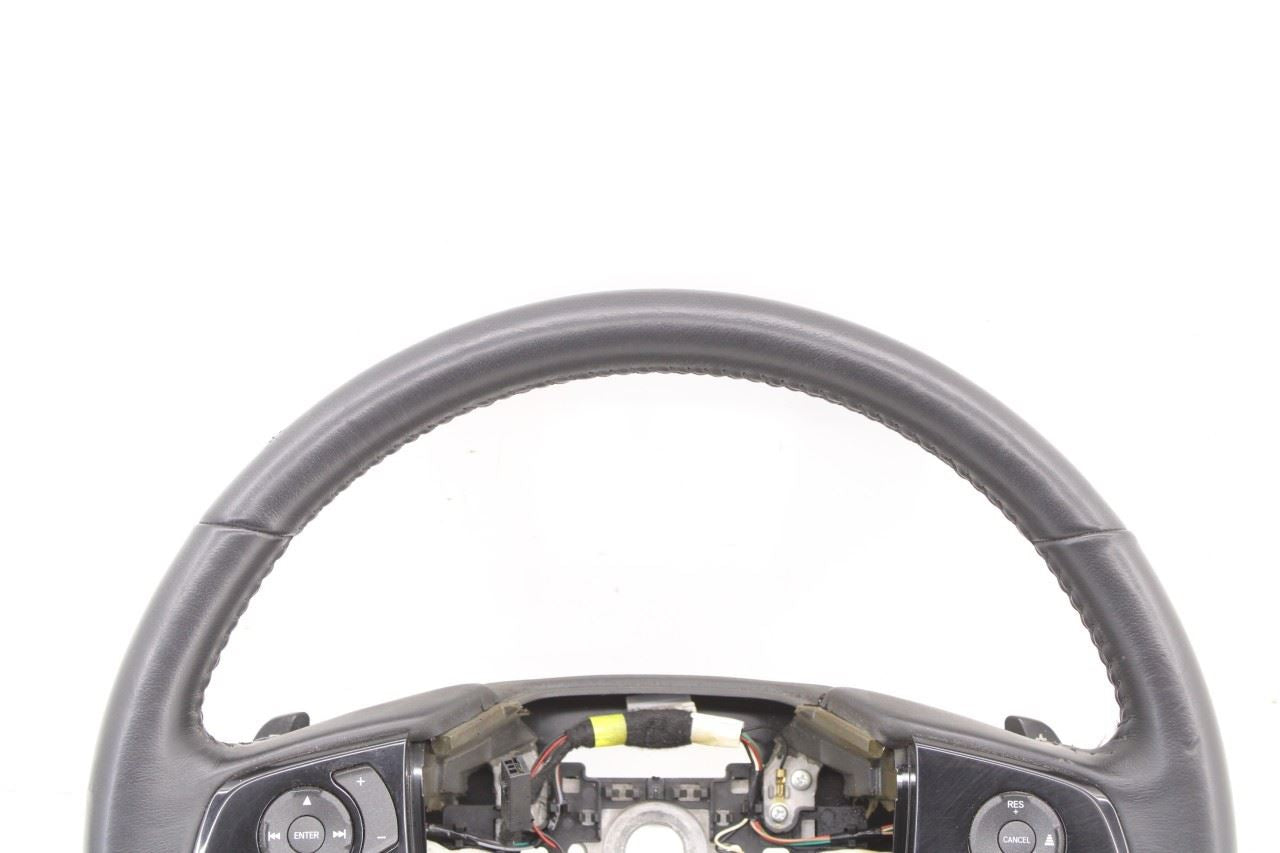 2018-26 Honda Odyssey Touring 3.5L FWD Steering Wheel Leather w/ Control Buttons - Alshned Auto Parts