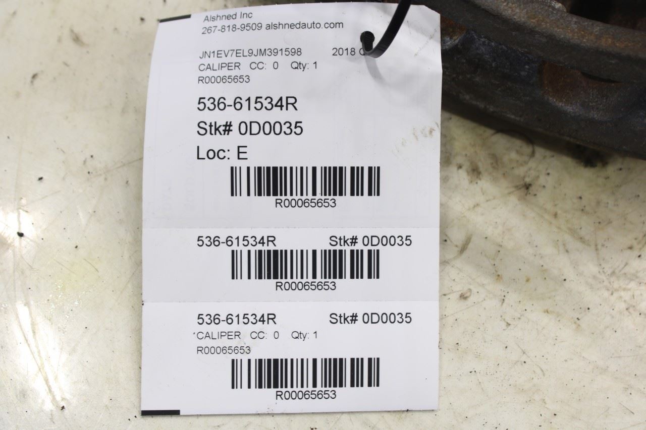 2017-2022 Infiniti Q60 Luxe Front Right Side Brake Disc Caliper 41001-4GA0A OEM - Alshned Auto Parts