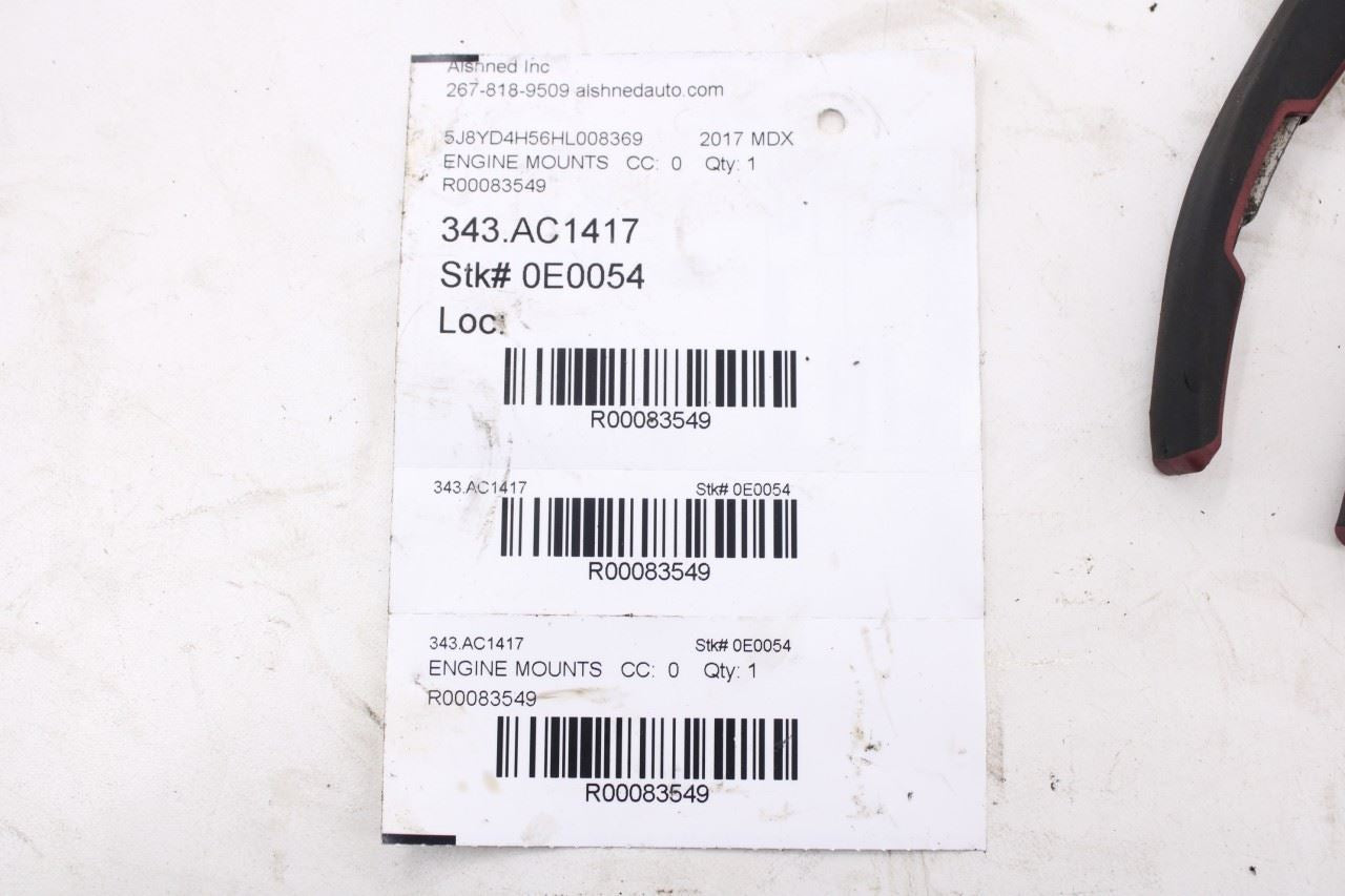 2014-20 Acura MDX w/Technology Pkg 3.5L AWD Engine Motor Support Mount Set of 3 - Alshned Auto Parts