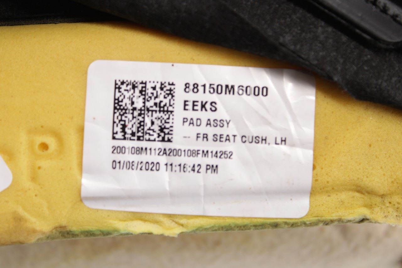 19-21 Kia Forte LXS Front Driver Left Side Seat Lower Cushion 88100M7410B41 OEM - Alshned Auto Parts