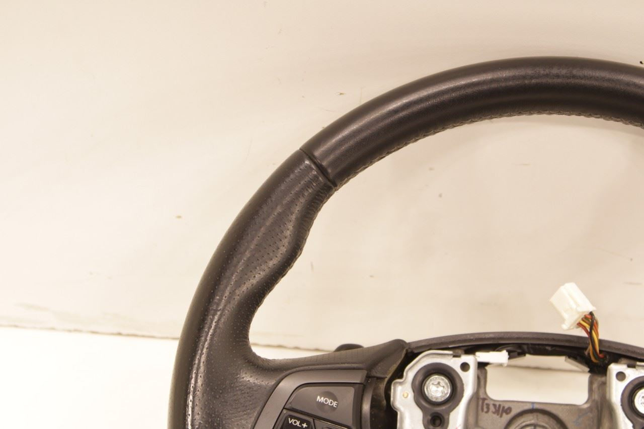 15-17 Hyundai Veloster Turbo 1.6L FWD Steering Wheel Leather w/ Control Buttons - Alshned Auto Parts