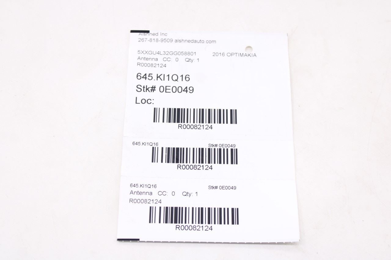 16-2018 KIA Optima EX Roof Exterior Shark Fin Combination Antenna 96210-D5550EB - Alshned Auto Parts