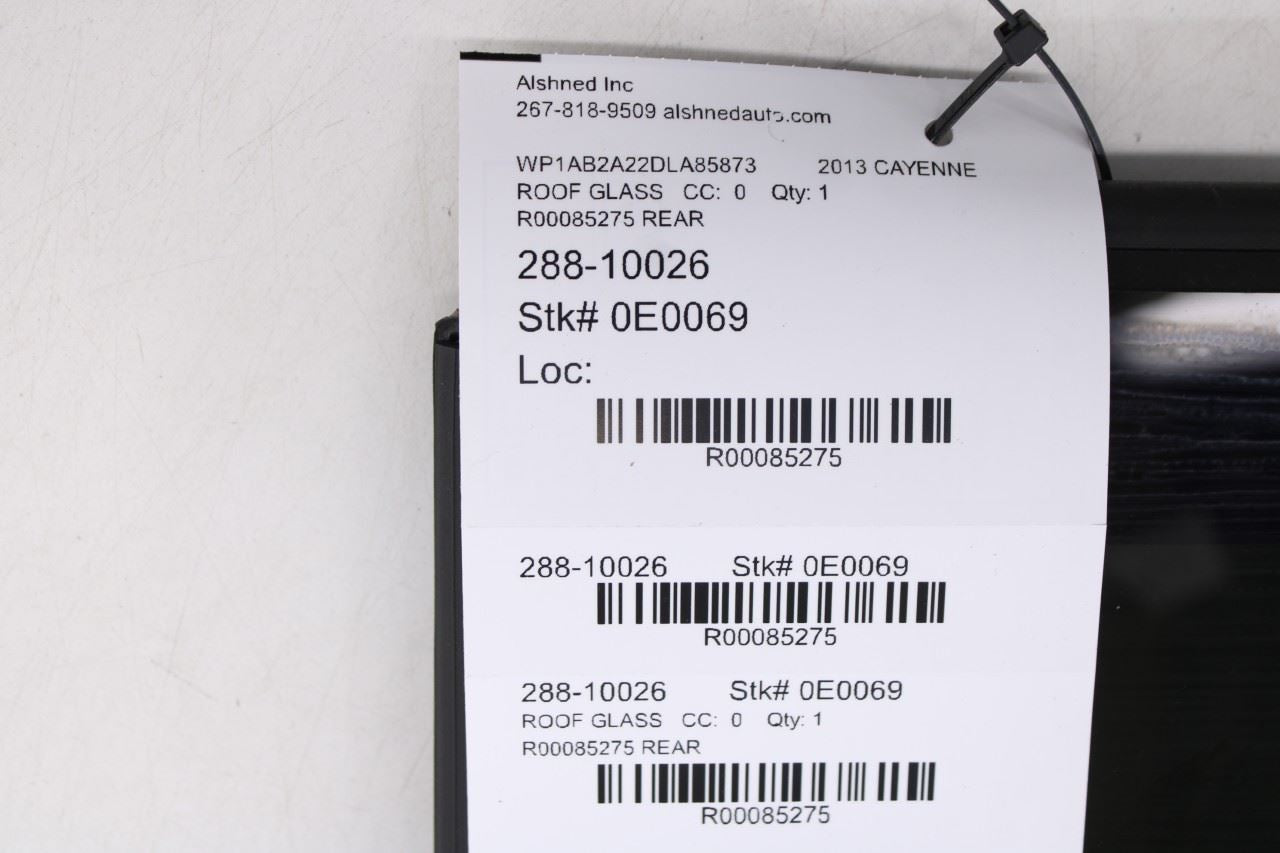 2011-2018 Porsche Cayenne S Roof Sunroof Rear Window Glass 9588770569B9 OEM9
