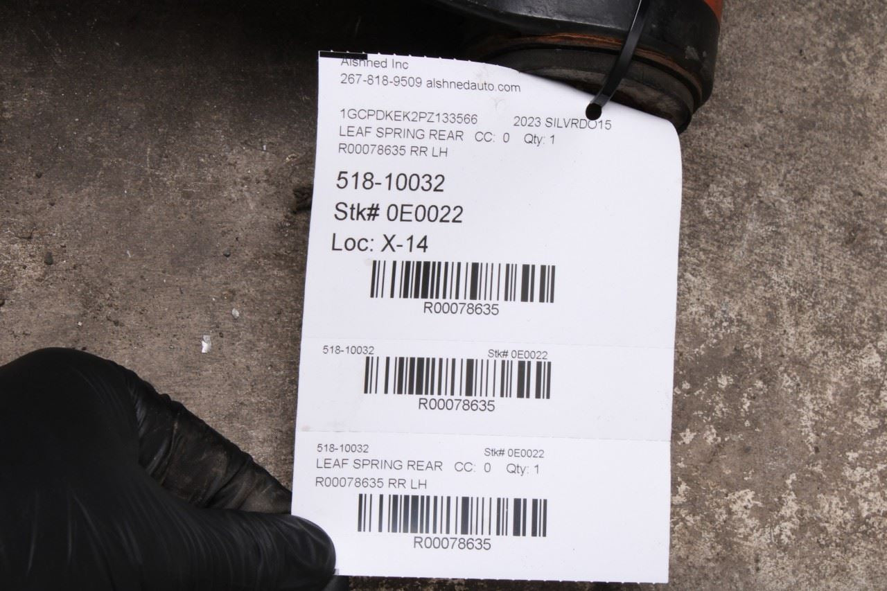 19-24 Chevrolet Silverado LT-L 4WD Rear Driver LH Side Leaf Spring 86808679 OEM - Alshned Auto Parts