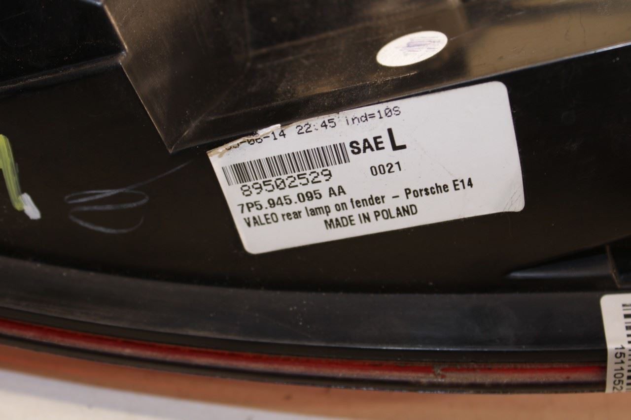 2011-2014 Porsche Cayenne Platinum Rear Left Side Tail Light Lamp 958-945-095-C - Alshned Auto Parts