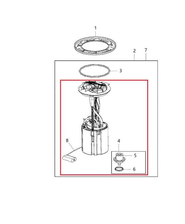 2019-2026 RAM 1500 Big Horn 5.7L In Tank Fuel Pump Assembly 68455768AB OEM - Alshned Auto Parts