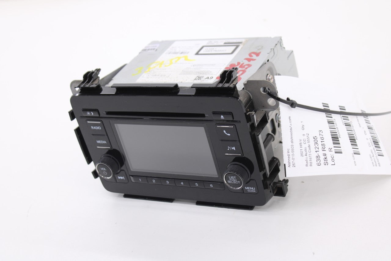 19-22 Honda HR-V Panasonic Audio Radio Faceplate Control w/ Receiver and Display2