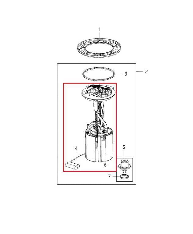 2013-2017 RAM 1500 Laramie 5.7L In Tank Fuel Pump Assembly 68235572AA OEM - Alshned Auto Parts