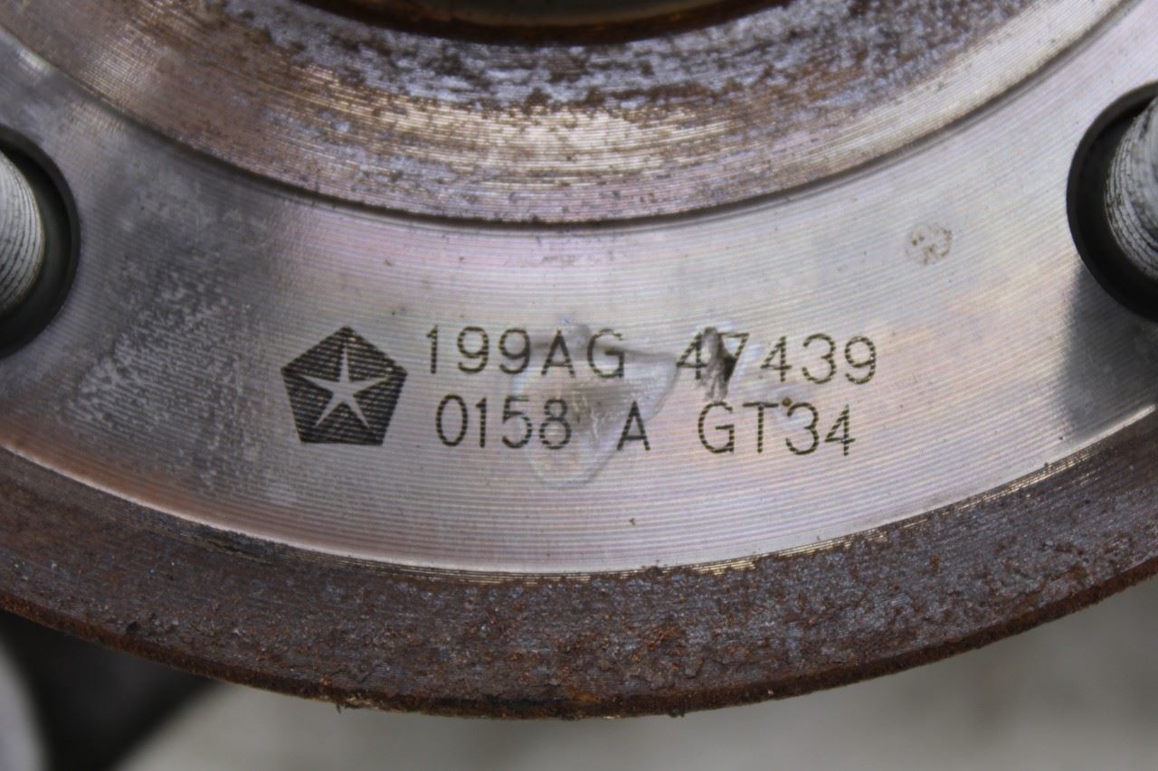 08-20 Dodge Grand Caravan GT FWD Front Suspension Left Side Spindle Knuckle Hub2