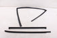 2019-25 Infiniti QX50 Essential Front Right Door Glass Run Channel Trim Belt Set - Alshned Auto Parts