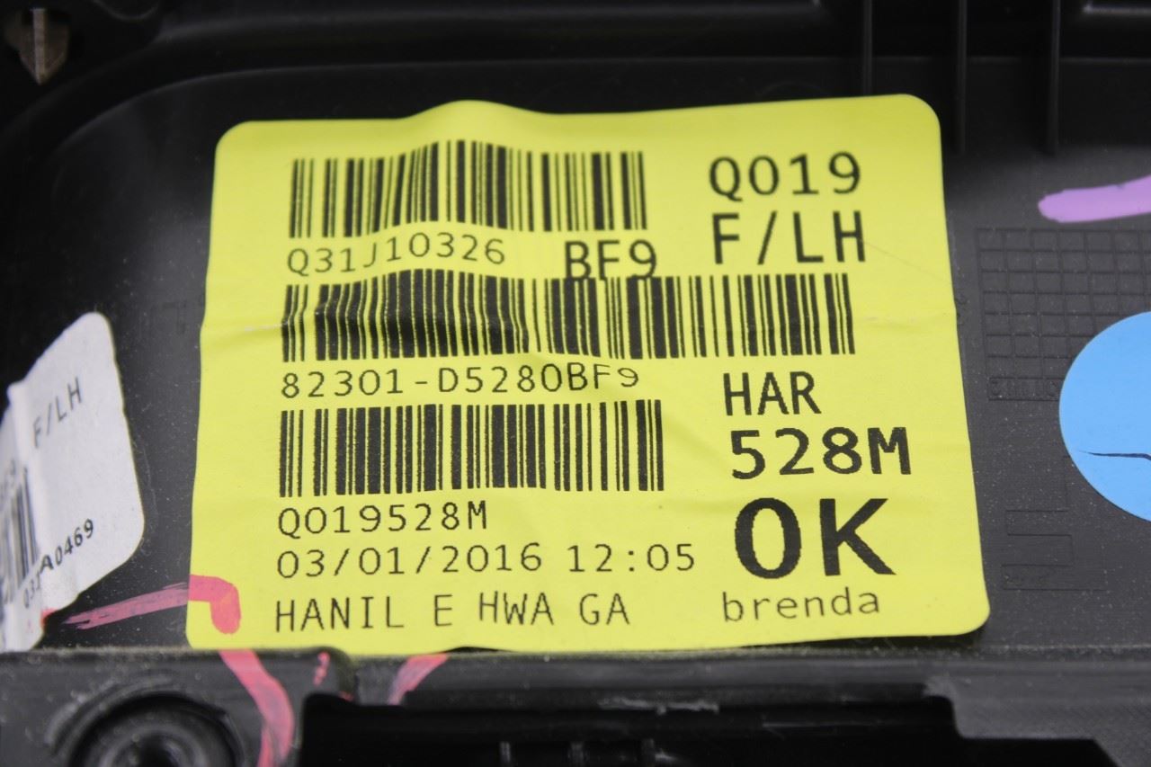 2016-2018 Kia Optima EX Front Left Driver Side Door Trim Panel 82301-D5280BF916