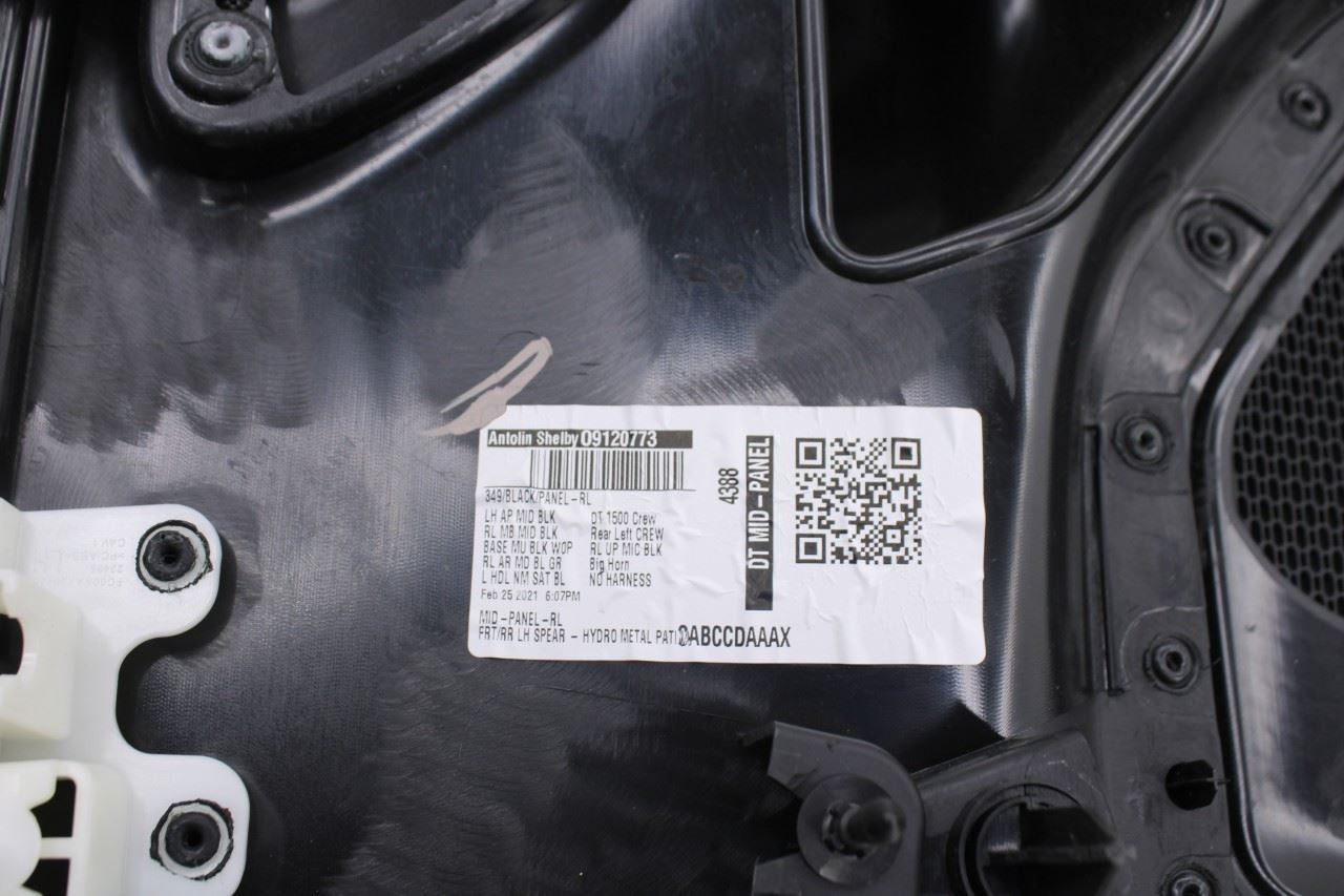2019-24 Ram 1500 Big Horn Crew Cab Rear Left Side Door Trim Panel 6SL351X7AA OEM6