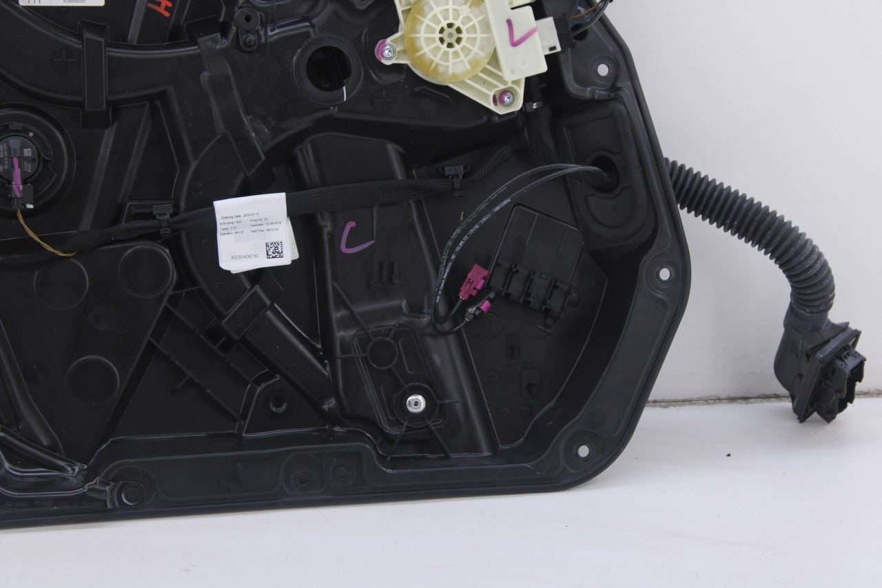 15-21 Mercedes-Benz C300 4Matic FR LH Door Window Regulator w/ Carrier and Motor4