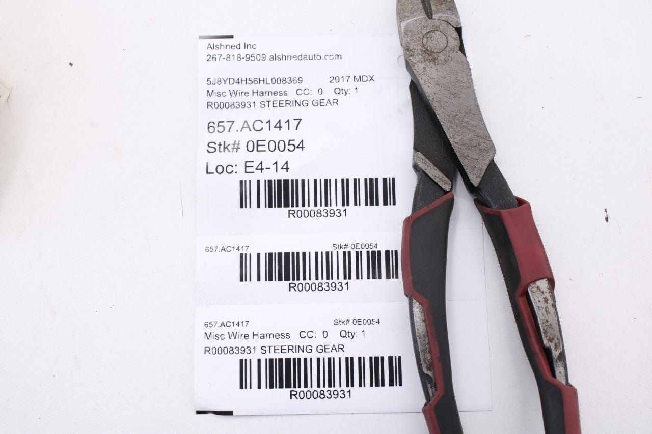 2016-2020 Acura MDX w/Technology Pkg 3.5L Power Steering Gear EPS Wire Harness9