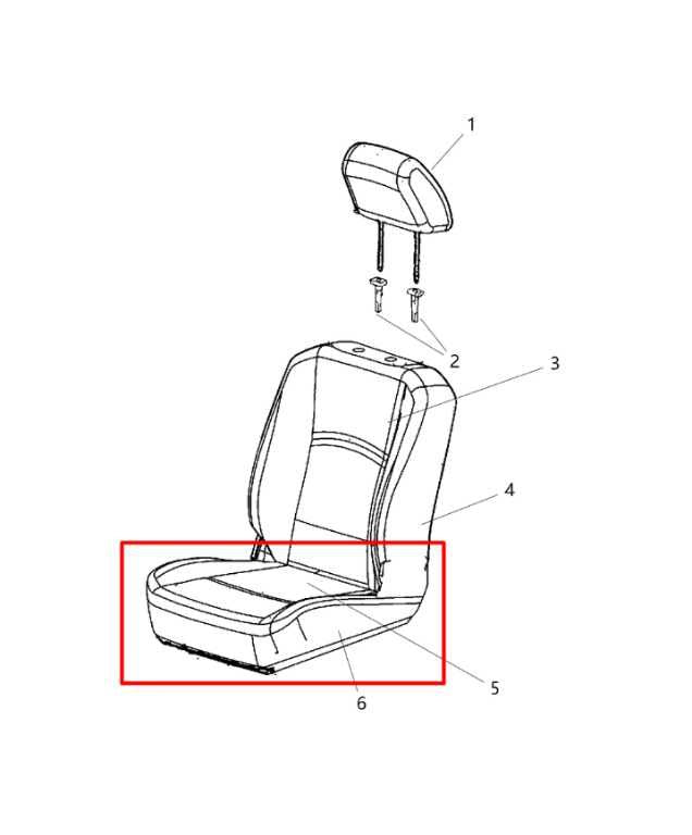 2019-2024 Ram 2500 Big Horn 6.4L Front Passenger Right Side Seat Lower Cushion - Alshned Auto Parts