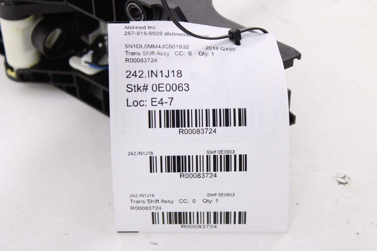2016-20 Infiniti QX60 3.5L Automatic Transmission Gear Shifter Lever 34901-4RA0A - Alshned Auto Parts