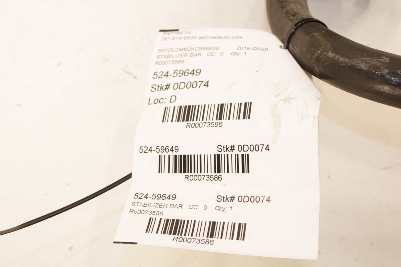 14-20 Infiniti QX60 Pure AWD Front Stabilizer Sway Anti-Roll Bar 54611-3JA0C OEM - Alshned Auto Parts